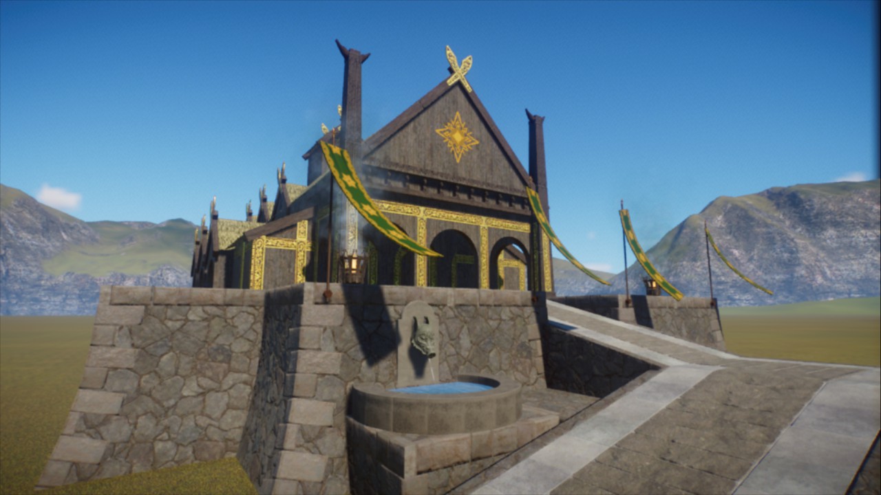 LOTR - The Golden Hall of Edoras (Rohan)