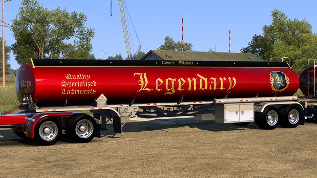 Legendary Lubricants SCS Tanker Skin. All Trailers and Chains