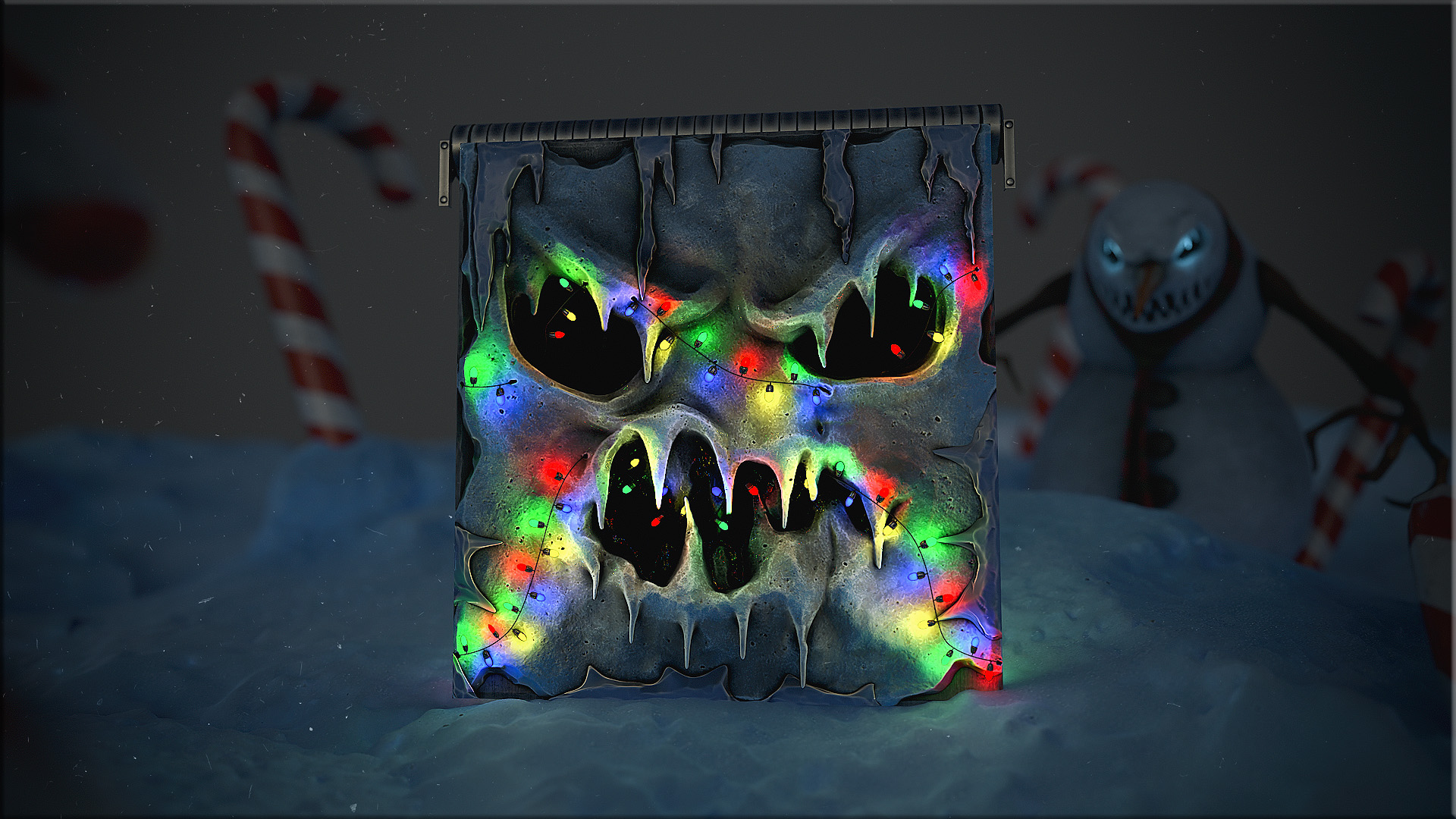 Ice Vortex Garage Door