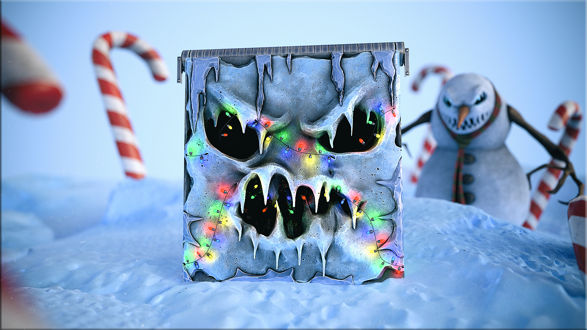 Ice Vortex Garage Door