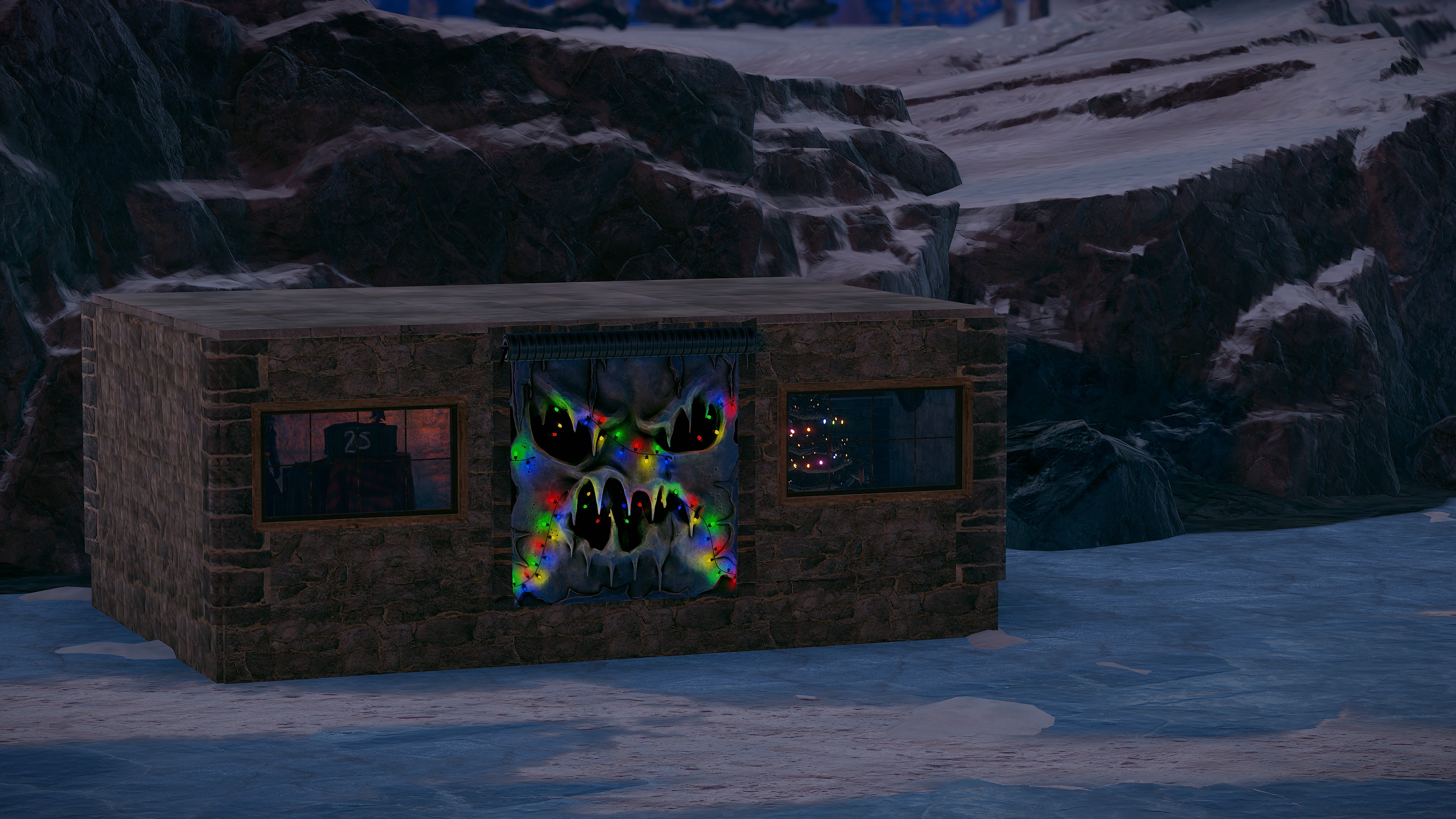 Ice Vortex Garage Door