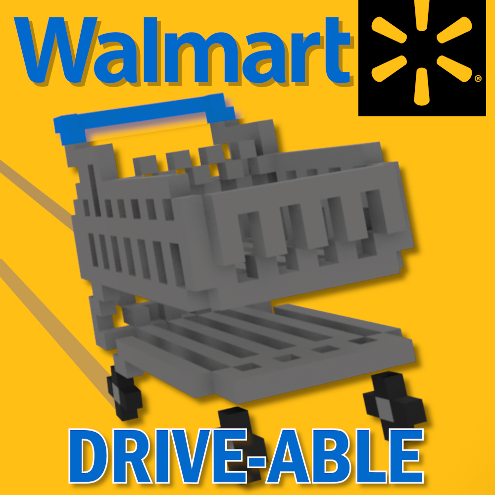 Walmart Shopping Carts (Driveable)