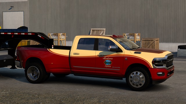 Montana Express skin for Jon Ruda's RAM 3500
