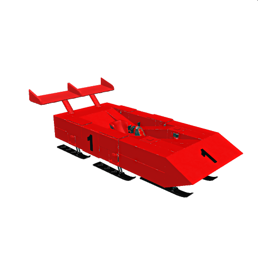 Red Racing Sled preview