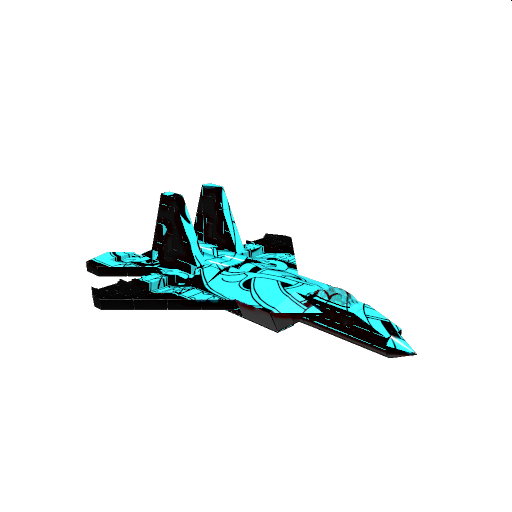 Yzuei's F-22 Raptor with a cool paint design preview