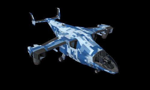 Blue Digital Camo