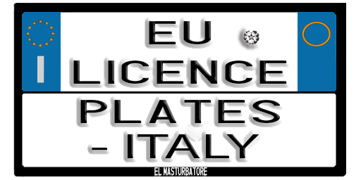 EU Licence Plates - #16 Italy