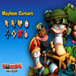 Worms Mayhem cursors