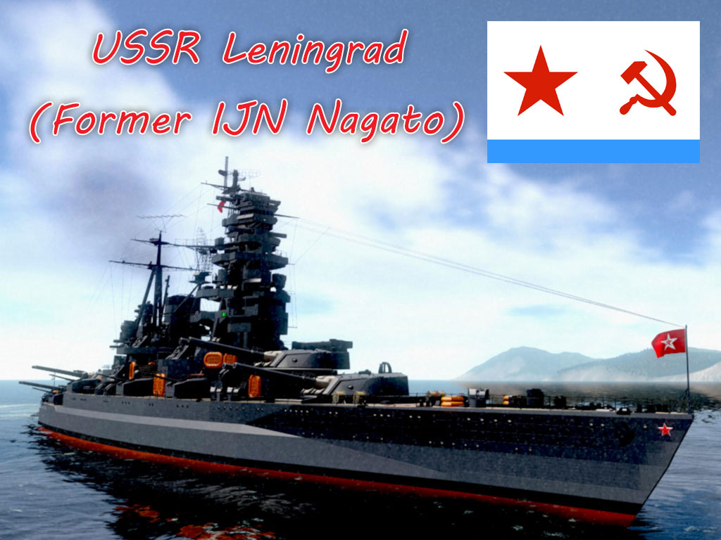 USSR BB Leningrad (Former IJN Nagato) 红海军“列宁格勒”号战列舰（旧日军“长门”号赔偿舰）