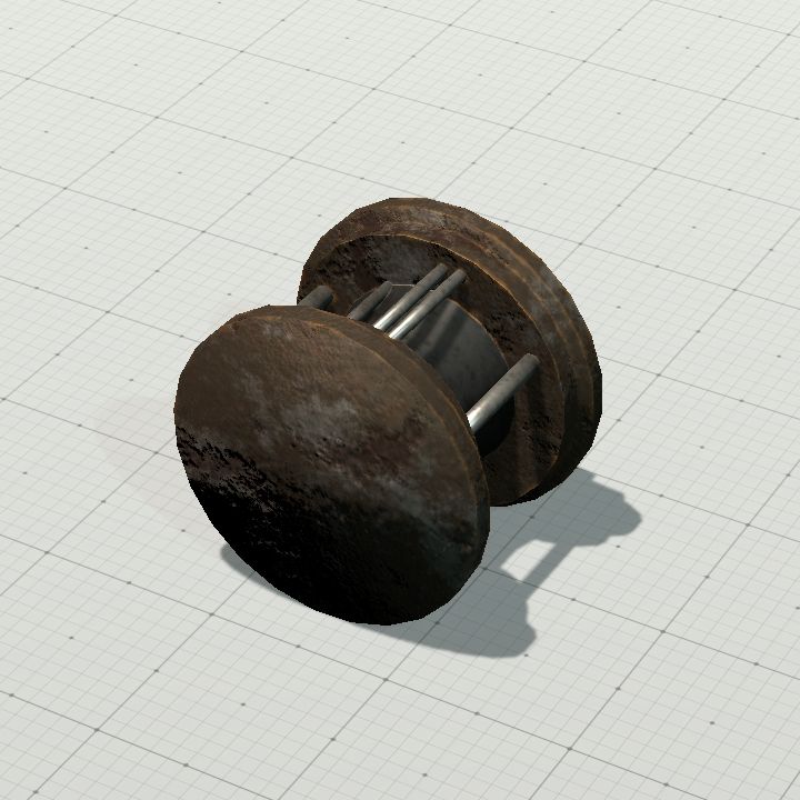 Rusty Mining Gizmo Side View