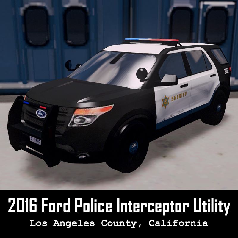 LASD - 2013 Ford Interceptor Utility