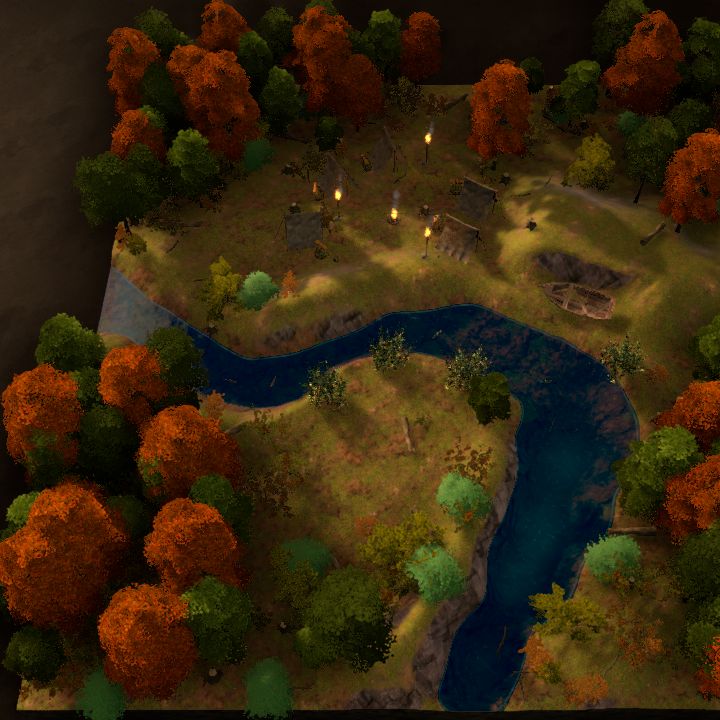 Camp By The Stream