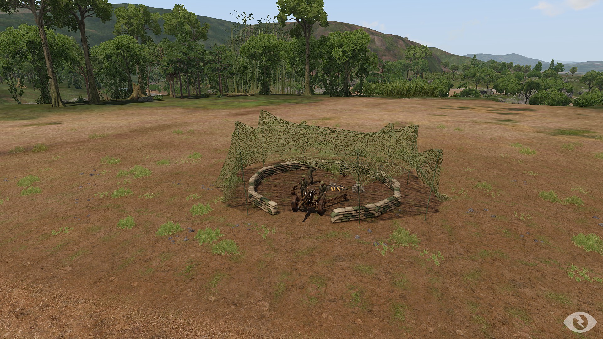 Artillery pit