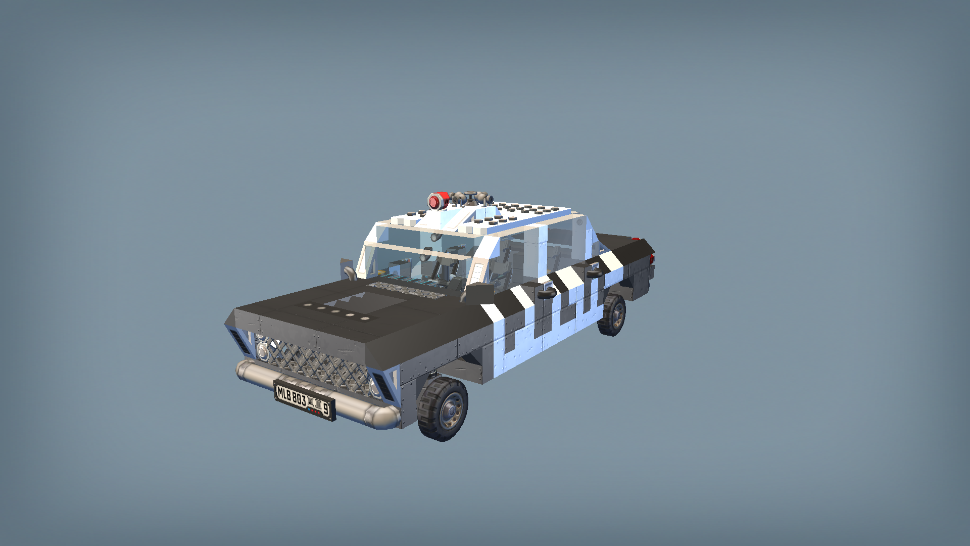 Old police car 03
