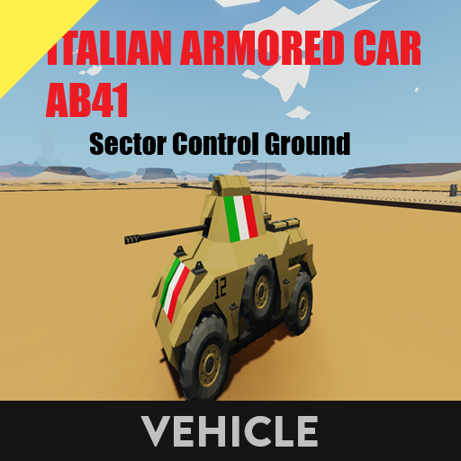 ITALIAN ARMORED CAR - AB41   Sector Control Ground