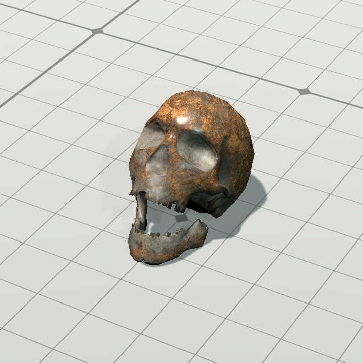 Skull of the Mummy (Resting)