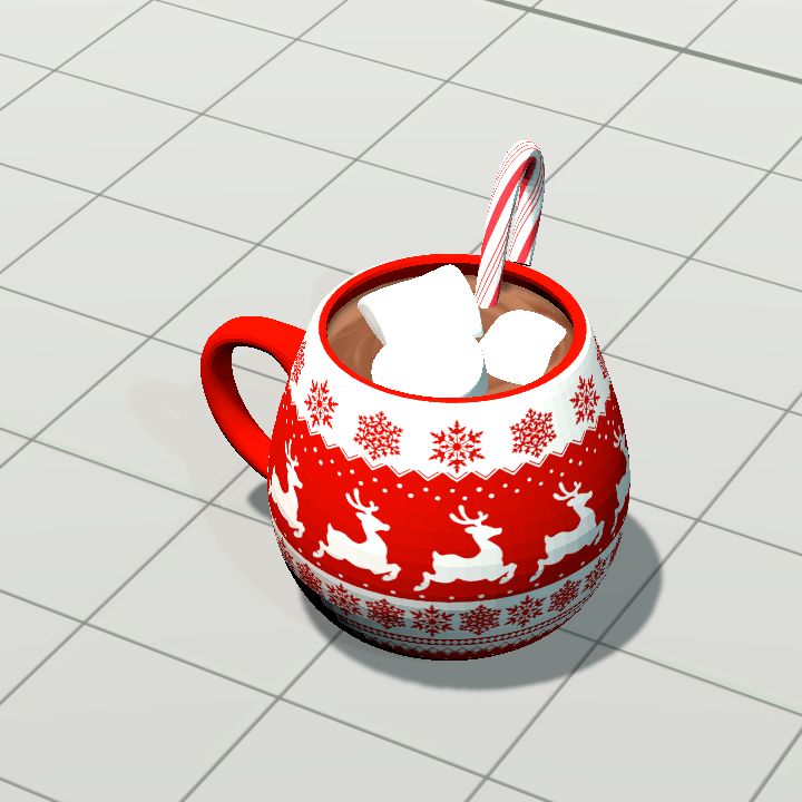 Mug, Festive (Hot Chocolate)