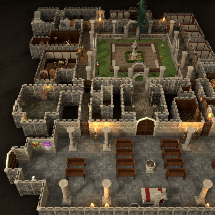Monastery and Cloisters