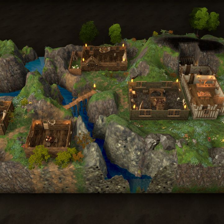 ravine edge hamlet