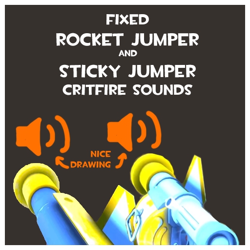 Rocket Jumper/Sticky Jumper critfire sound fix