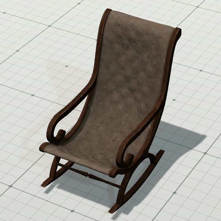 Chair, Padded Rocking