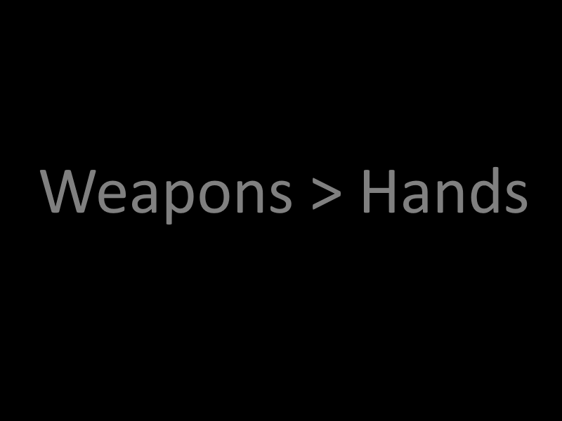 Weapons Trump Hands