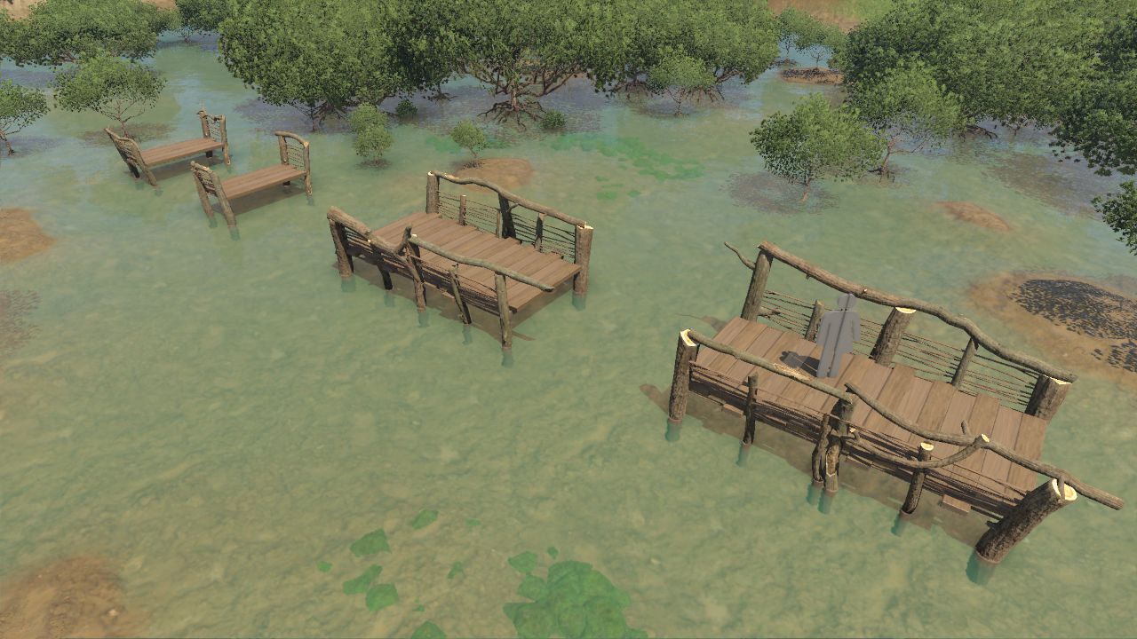 Mangrove walkway set