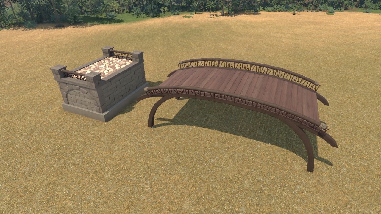 Grassland Bridge Pieces