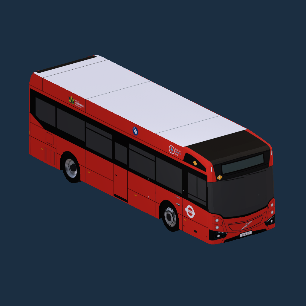 Volvo BZL SD - London Red