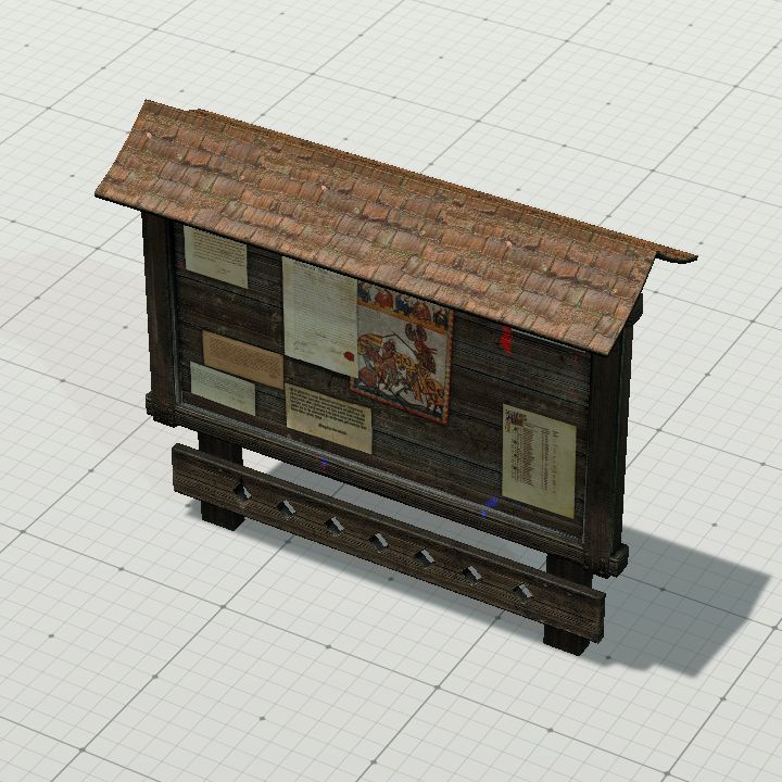 medieval notice board