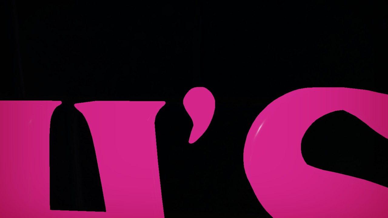 Cthulhumbus Font Apostrophe  75cm Lit Flexicolor