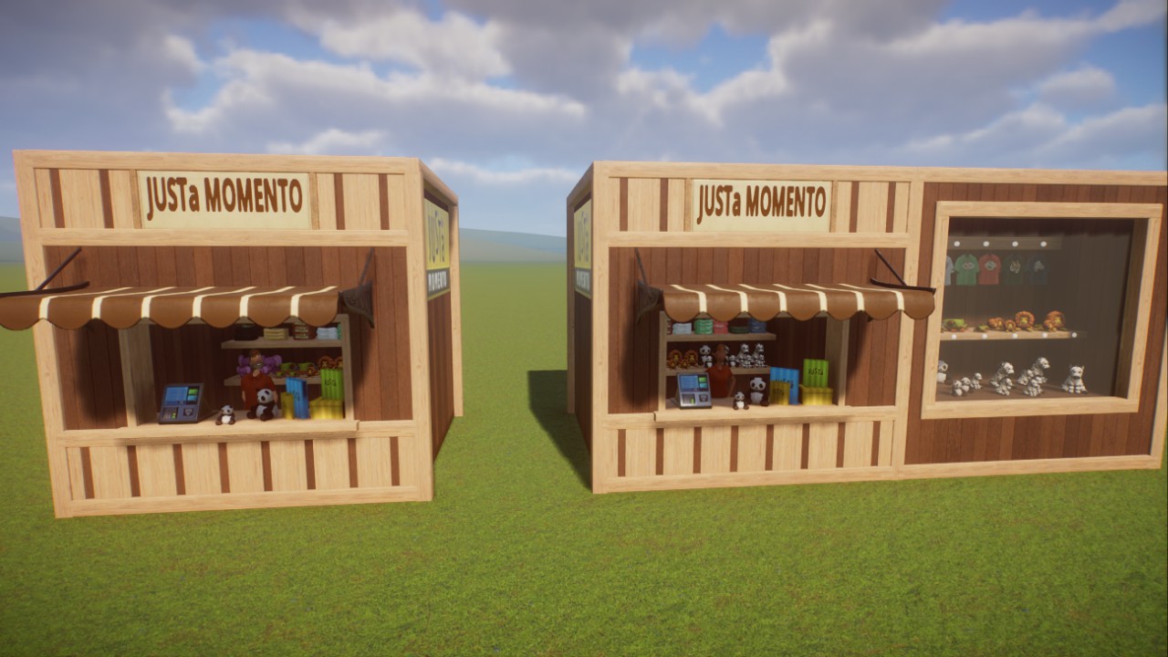 Modern Wood Justa Momento with or without display window (Base game items only)