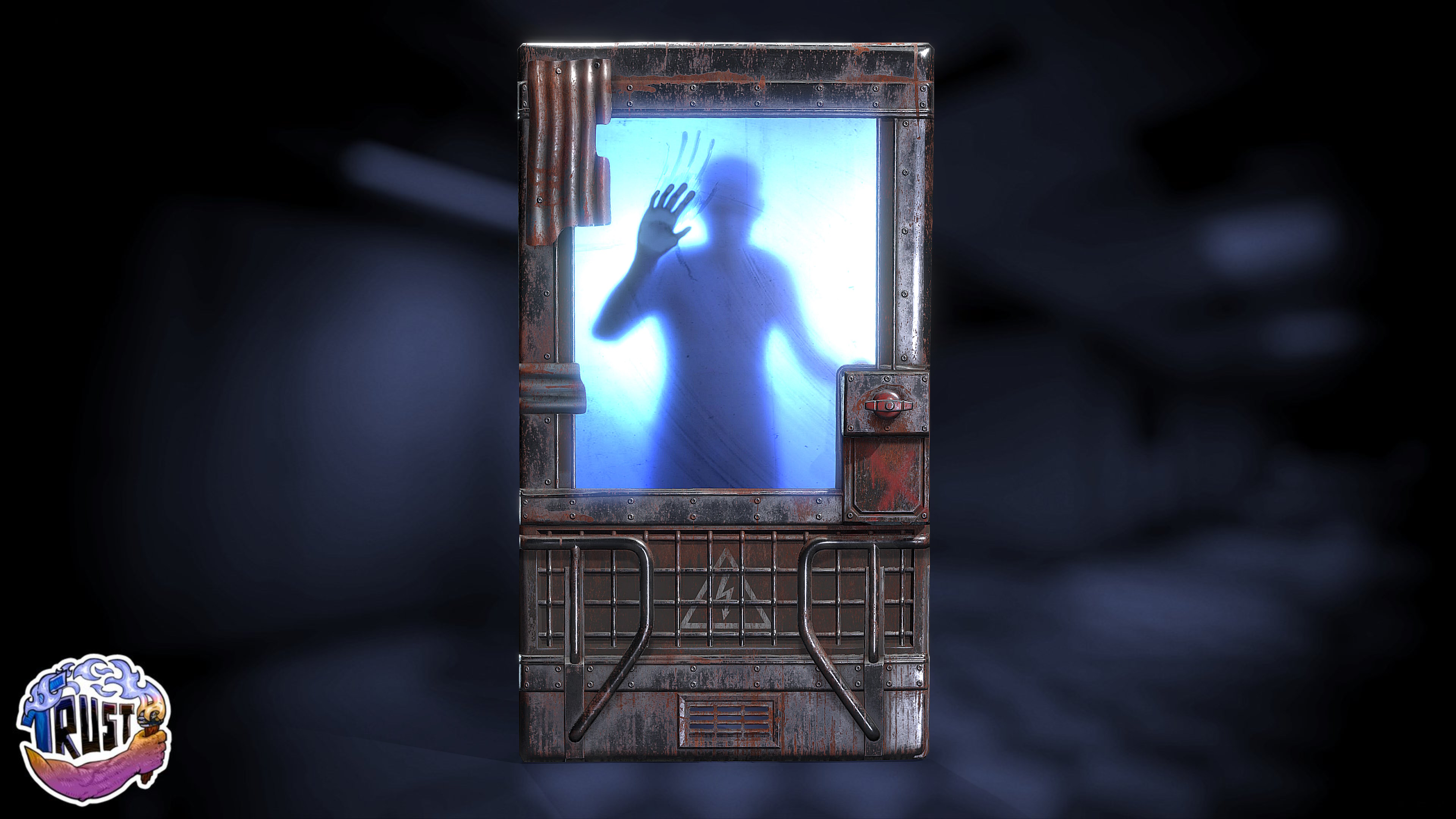 Trust in Rust Clone Metal Door