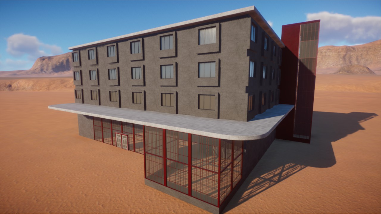 Modern Hotel or Apartment Shell