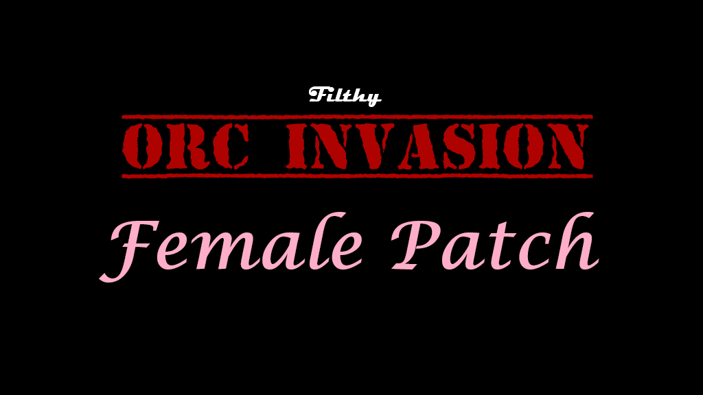 Filthy Orc Invasion Female Patch