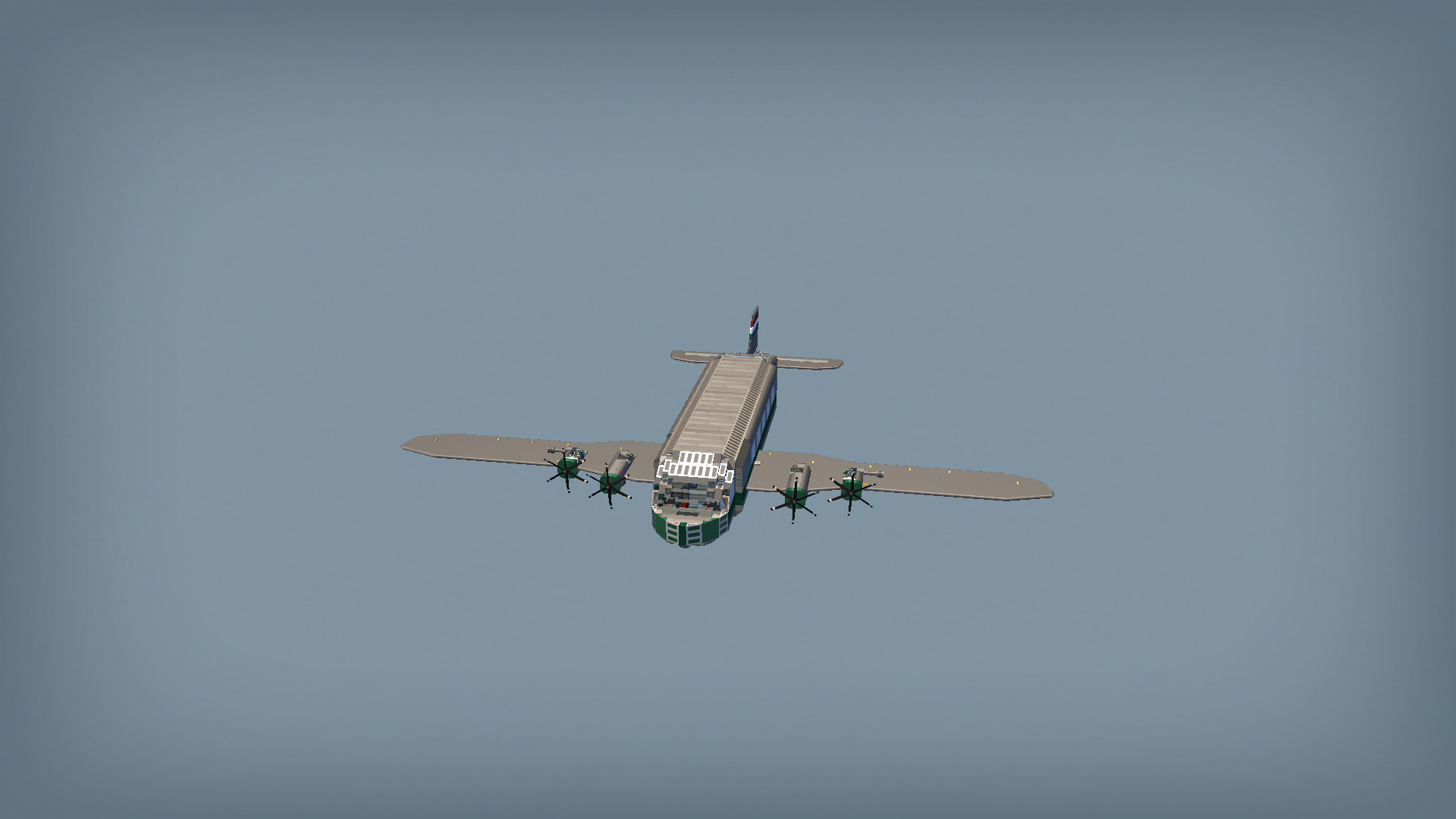 Courier 4-engined aircraft