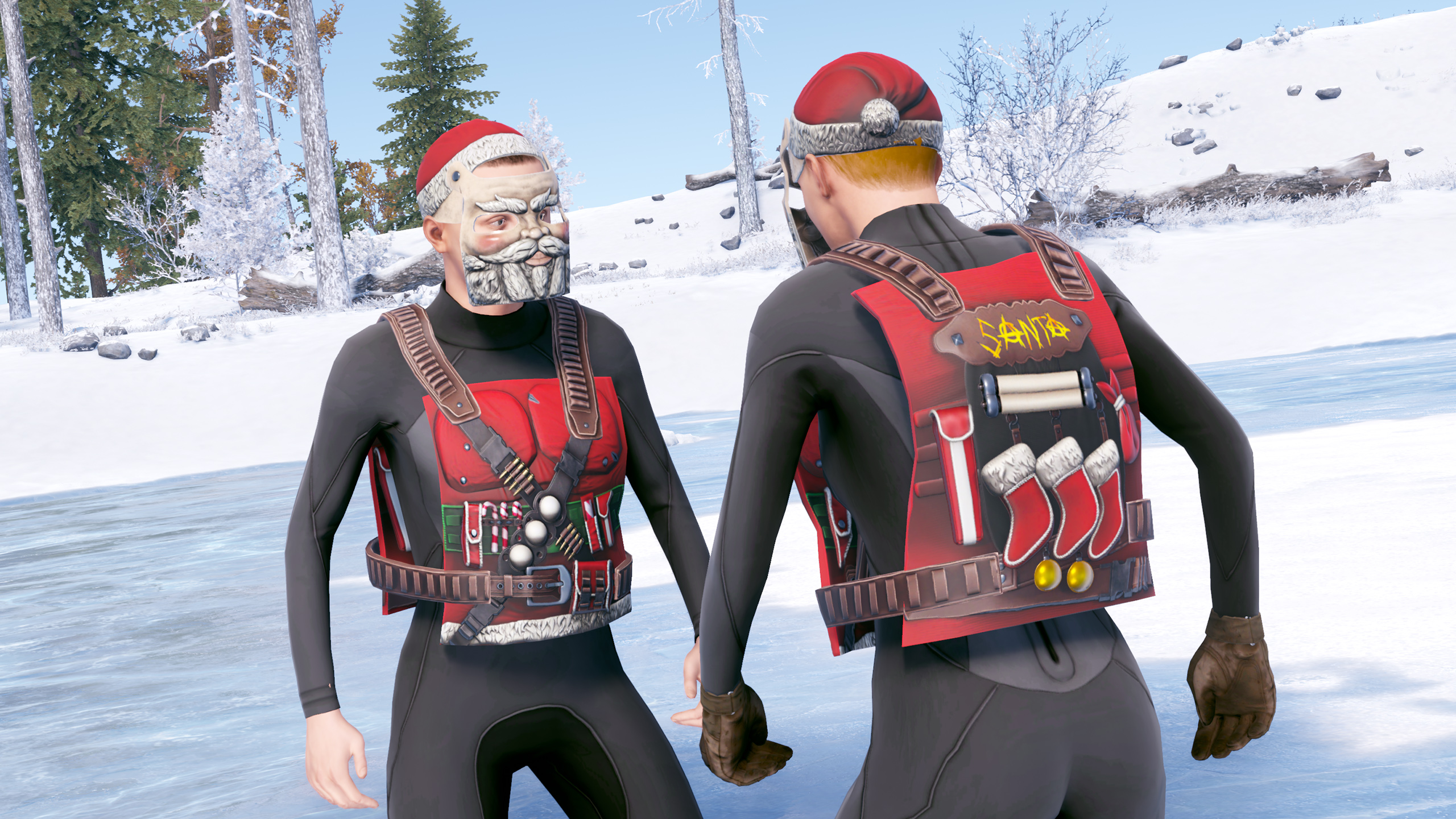 Serious Santa Facemask