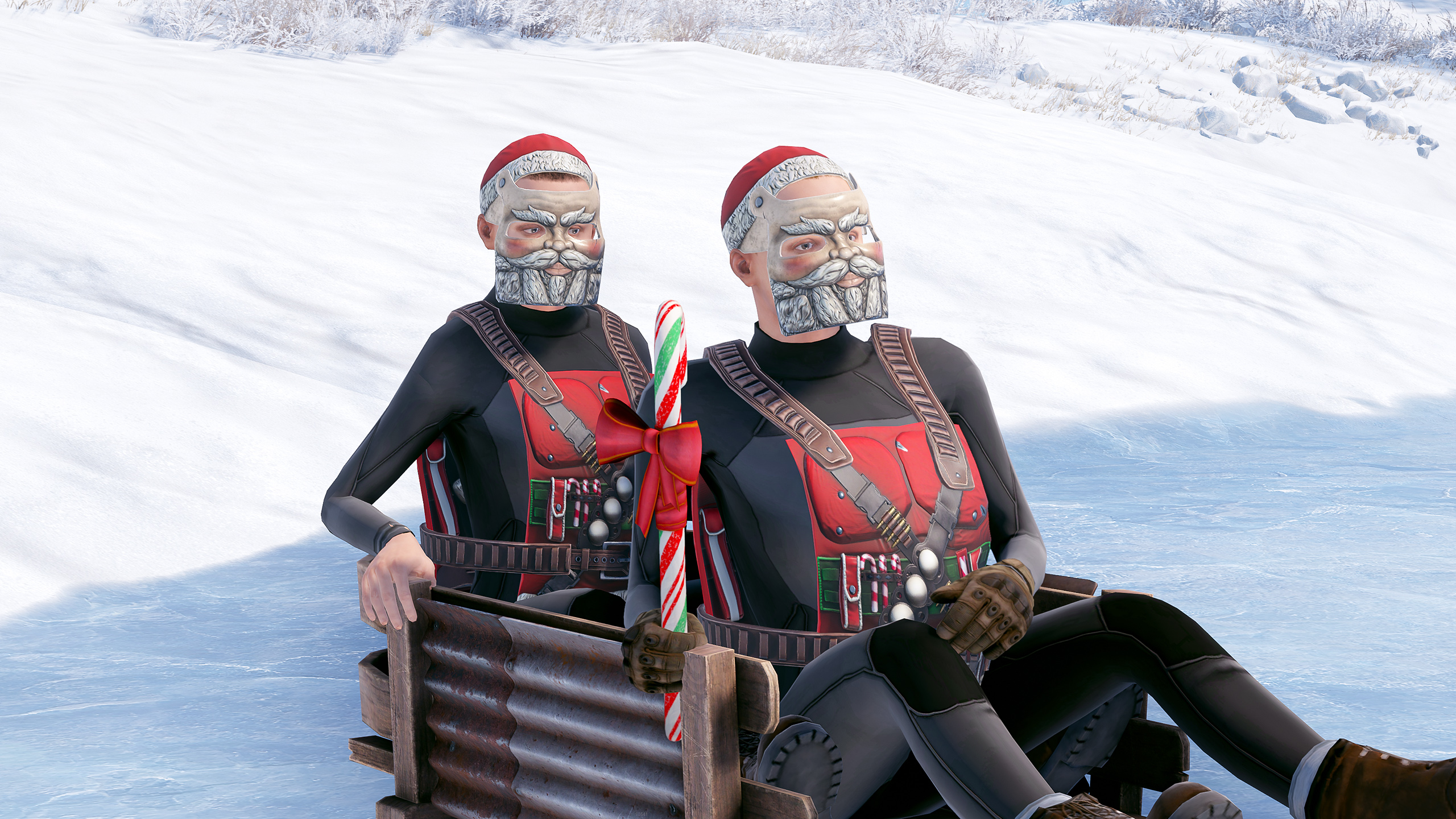 Serious Santa Facemask
