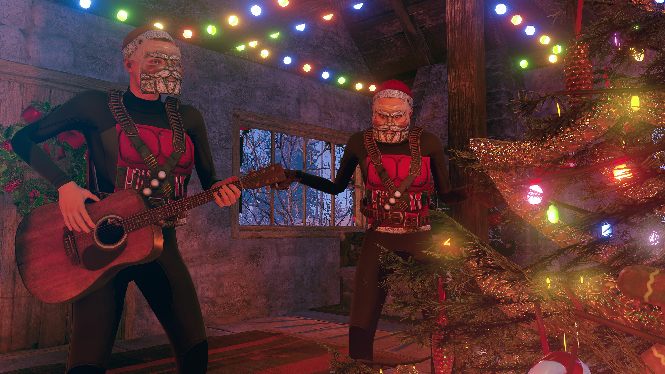 Serious Santa Facemask