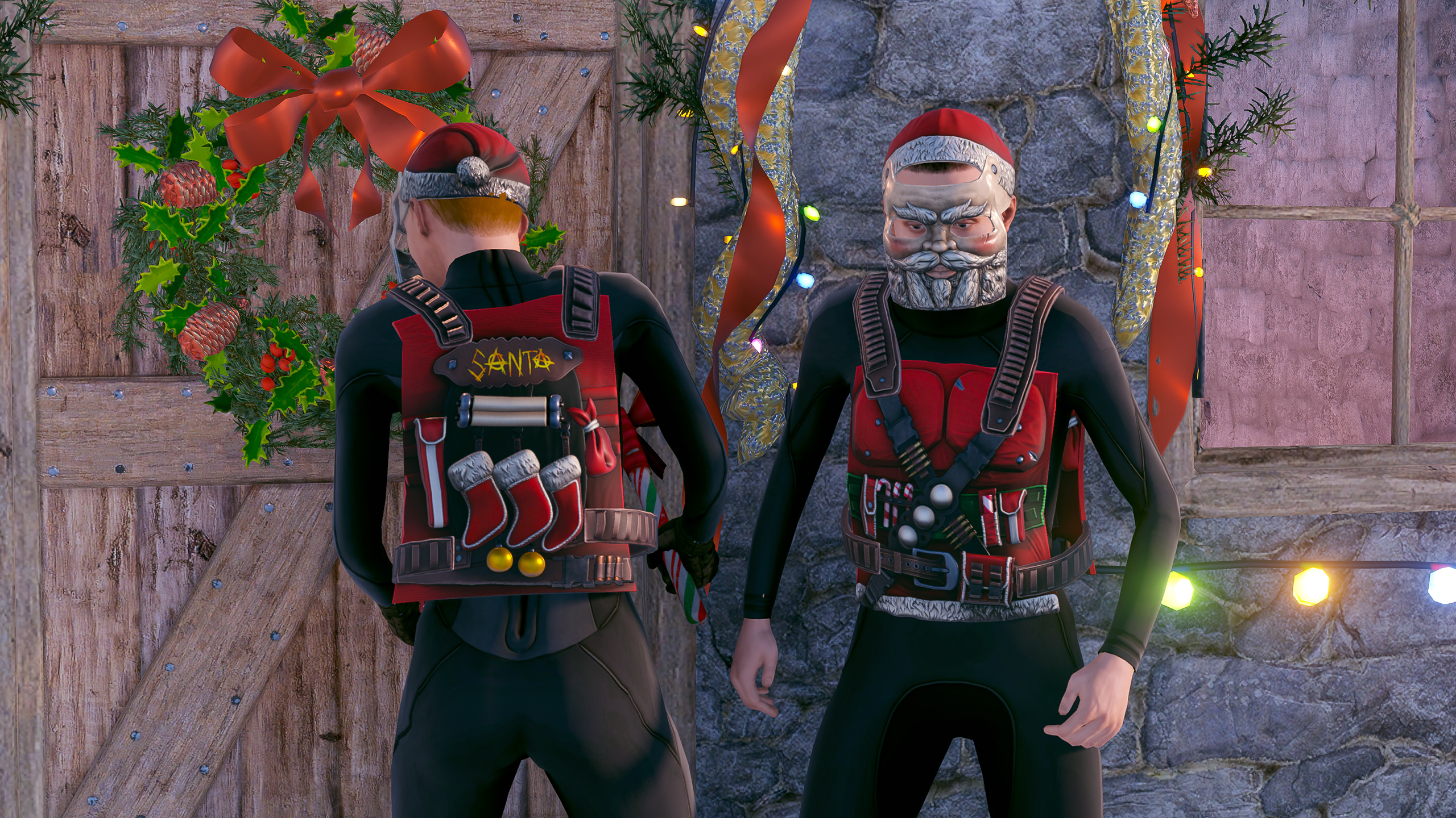 Serious Santa Facemask