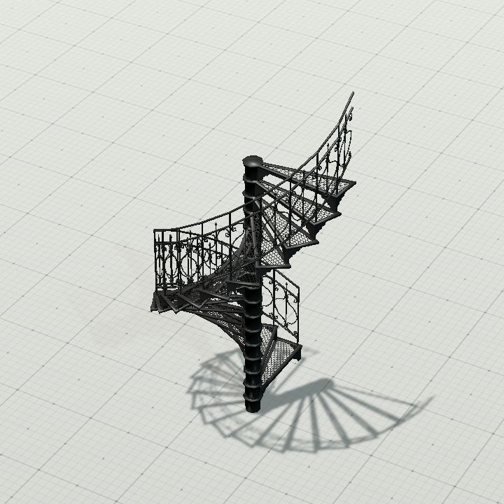 round stairs