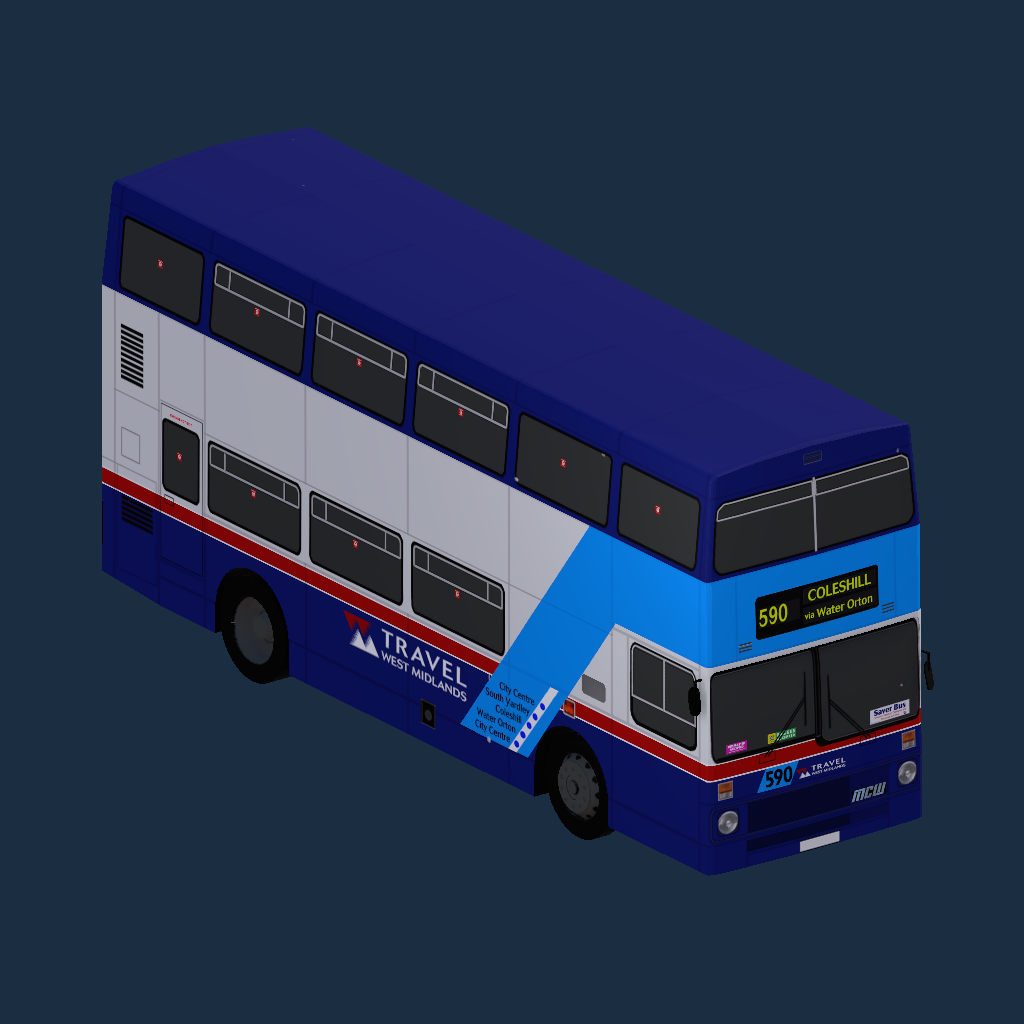 Mcw Metrobus MK1 - Travel West Midlands 590 Branded