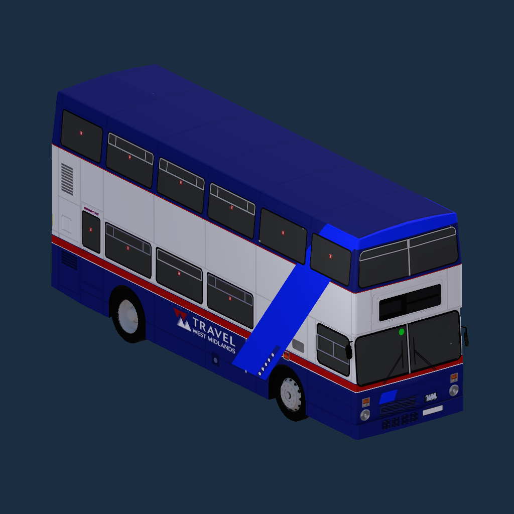 MCW Metrobus MK2 - Travel West Midlands based fictional branding Blue