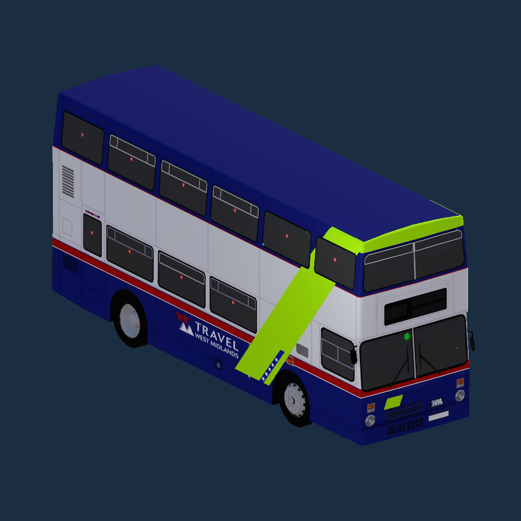 MCW Metrobus MK2 - Travel West Midlands based fictional branding Lime
