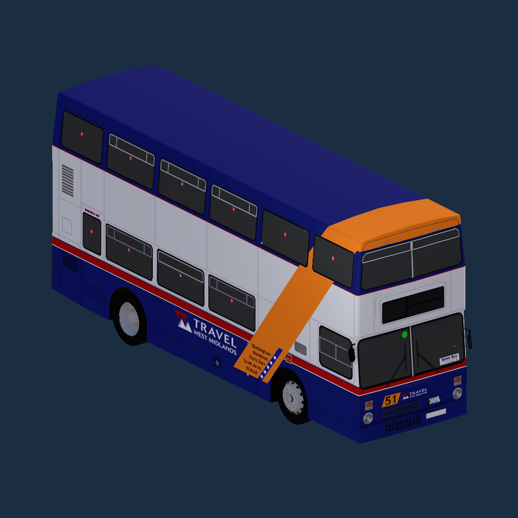 MCW Metrobus MK2 - Travel West Midlands based branding Route 51