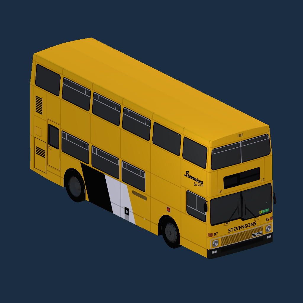 Mcw Metrobus MK1 - Sevenson of Uttoxeter 87