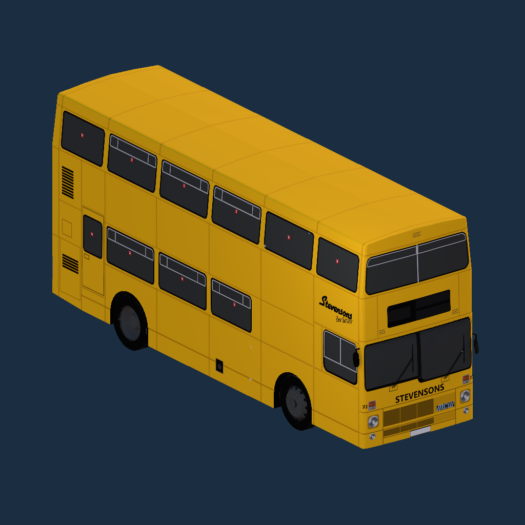 Mcw Metrobus MK1 - Sevenson of Uttoxeter 72