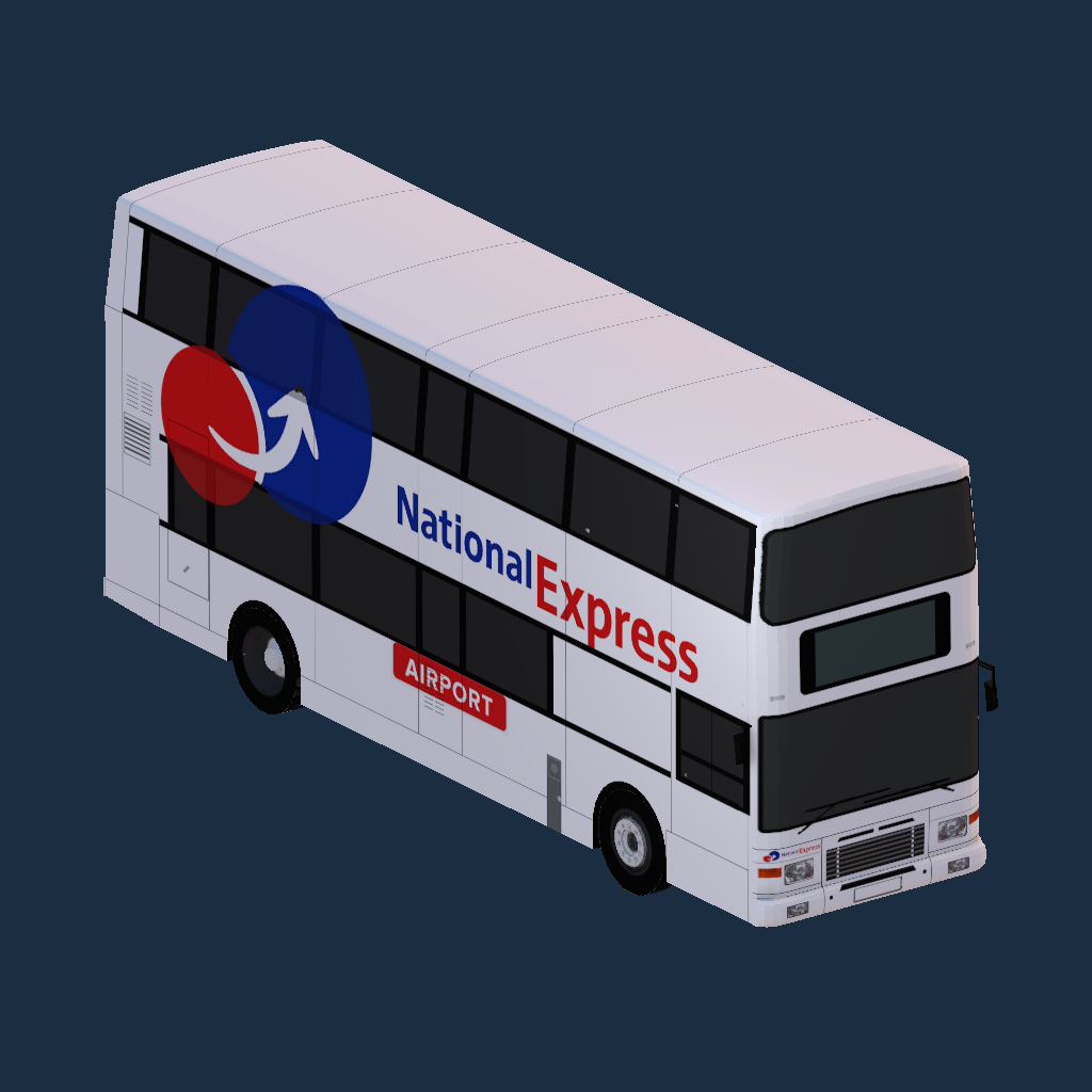 Volvo Olympian Alexander Royale - National Express Airport