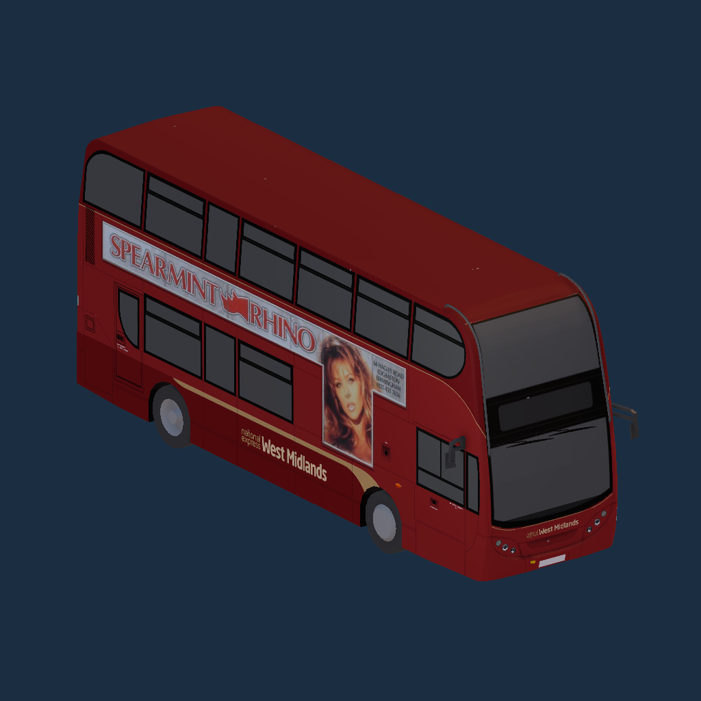 Enviro 400 - National Express West Midlands Rhino advert