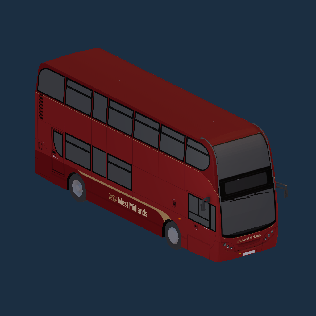 Enviro 400 - National Express West Midlands Crimson Red